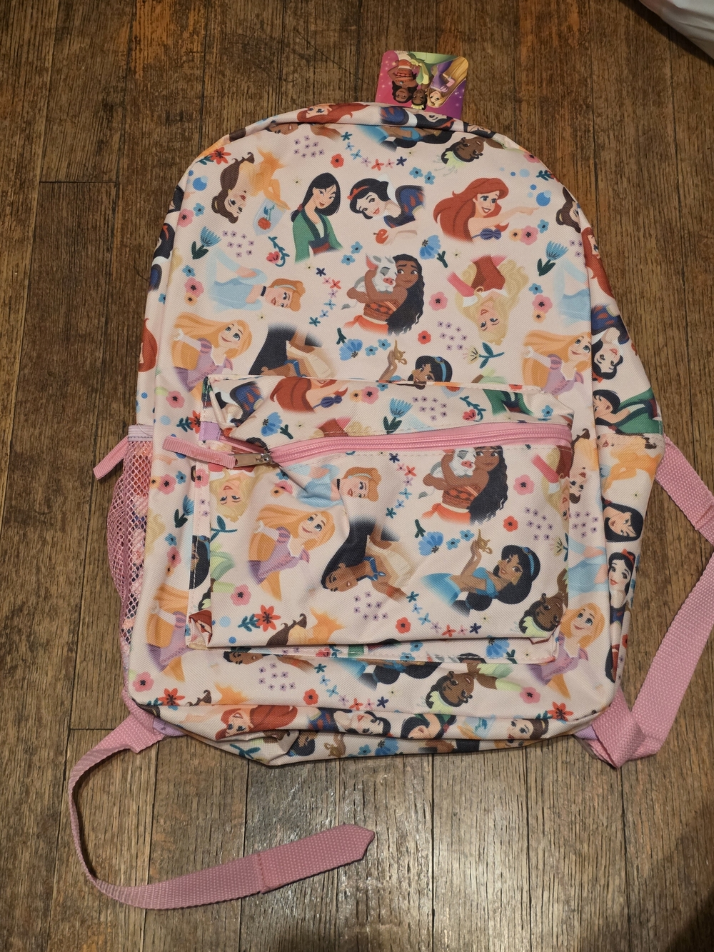 Kids Pink Princess Character Backpack